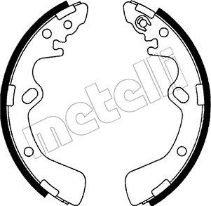 Metelli 53-0580 - Set saboti frana aaoparts.ro