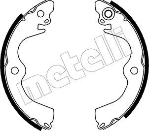 Metelli 53-0601 - Set saboti frana aaoparts.ro