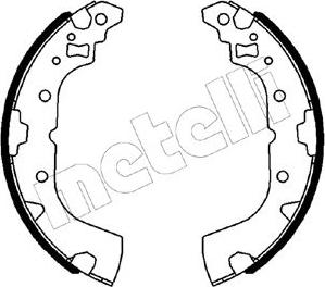 Metelli 53-0602 - Set saboti frana aaoparts.ro