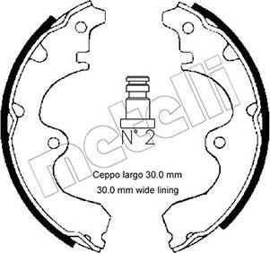 Metelli 53-0634 - Set saboti frana aaoparts.ro