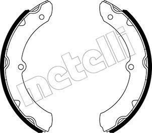 Metelli 53-0638 - Set saboti frana aaoparts.ro