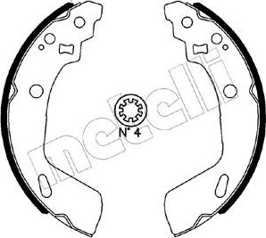 Metelli 53-0633 - Set saboti frana aaoparts.ro