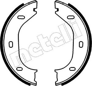 Metelli 53-0011 - Set saboti frana, frana de mana aaoparts.ro