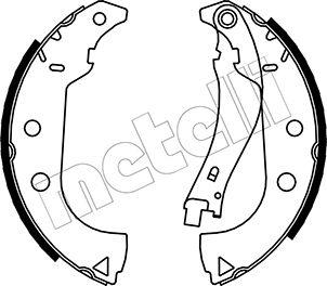 Metelli 53-0087 - Set saboti frana aaoparts.ro