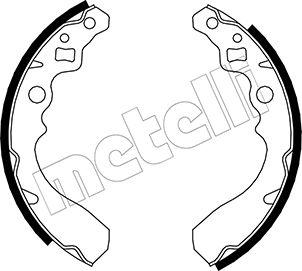 Metelli 53-0034 - Set saboti frana aaoparts.ro