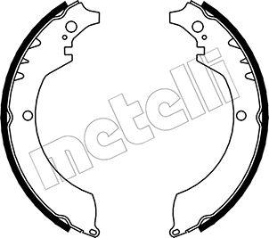 Metelli 53-0033 - Set saboti frana aaoparts.ro