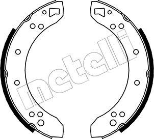 Metelli 53-0101 - Set saboti frana aaoparts.ro