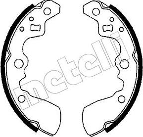 Metelli 53-0398 - Set saboti frana aaoparts.ro
