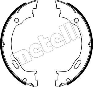 Metelli 53-0242 - Set saboti frana, frana de mana aaoparts.ro