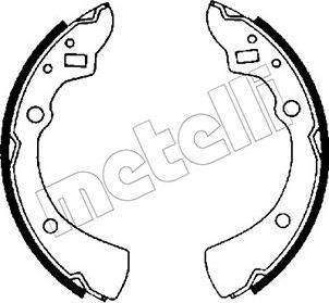 Metelli 53-0200 - Set saboti frana aaoparts.ro
