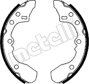 Metelli 53-0203 - Set saboti frana aaoparts.ro