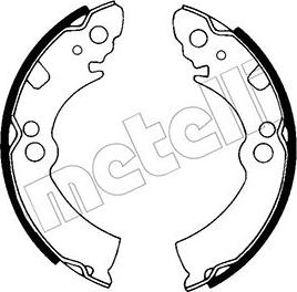 Metelli 53-0272 - Set saboti frana aaoparts.ro