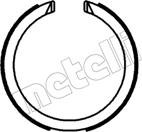 Metelli 53-0712 - Set saboti frana, frana de mana aaoparts.ro