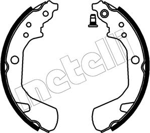 Metelli 53-0770 - Set saboti frana aaoparts.ro