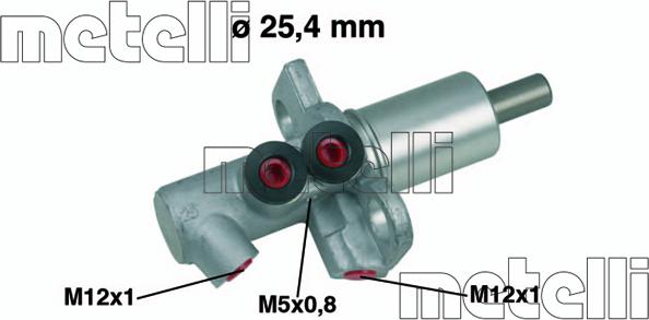 Metelli 05-0458 - Pompa centrala, frana aaoparts.ro