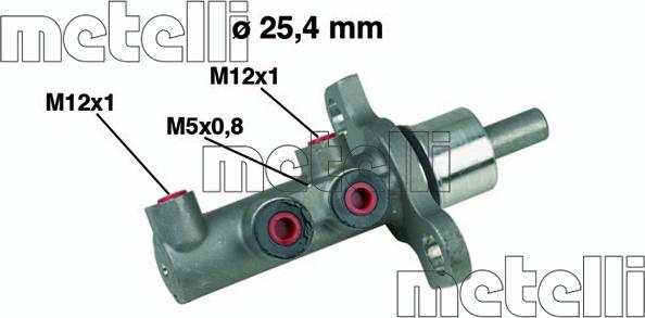 Metelli 05-0439 - Pompa centrala, frana aaoparts.ro