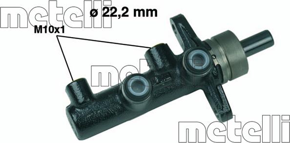 Metelli 05-0427 - Pompa centrala, frana aaoparts.ro