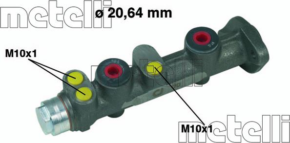 Metelli 05-0067 - Pompa centrala, frana aaoparts.ro