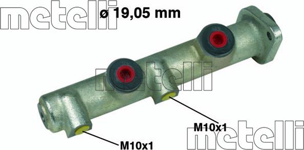 Metelli 05-0078 - Pompa centrala, frana aaoparts.ro