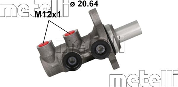 Metelli 05-0897 - Pompa centrala, frana aaoparts.ro