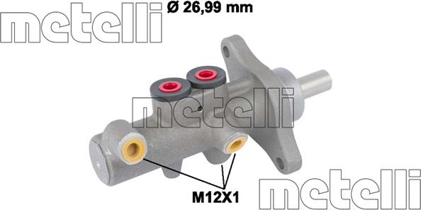 Metelli 05-0832 - Pompa centrala, frana aaoparts.ro