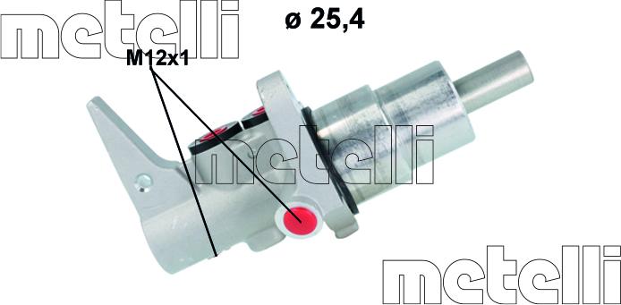 Metelli 05-1194 - Pompa centrala, frana aaoparts.ro