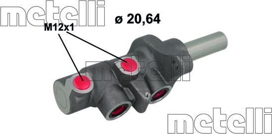 Metelli 05-1132 - Pompa centrala, frana aaoparts.ro