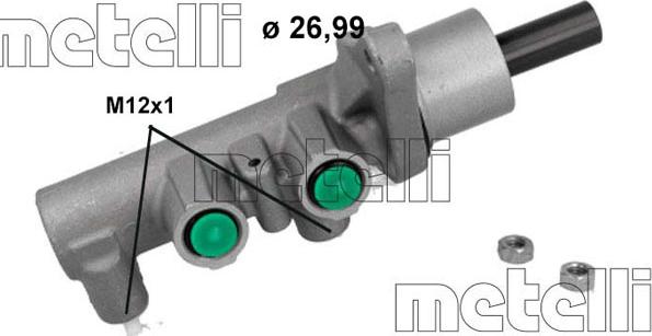 Metelli 05-1248 - Pompa centrala, frana aaoparts.ro