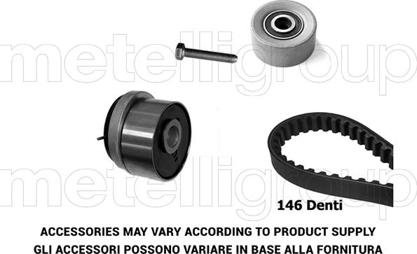 Metelli 29-0081 - Set curea de distributie aaoparts.ro