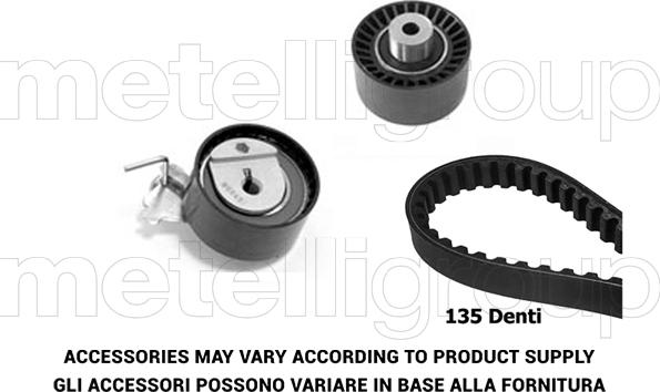 Metelli 29-0083 - Set curea de distributie aaoparts.ro