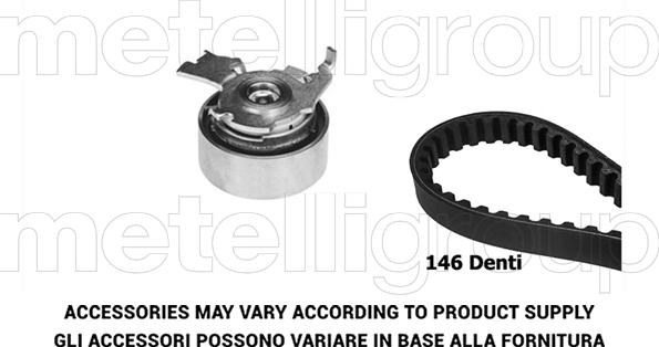 Metelli 29-0382 - Set curea de distributie aaoparts.ro