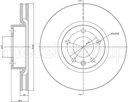 Metelli 23-0441 - Disc frana aaoparts.ro