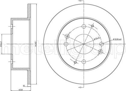 TRW DF4815 - Disc frana aaoparts.ro