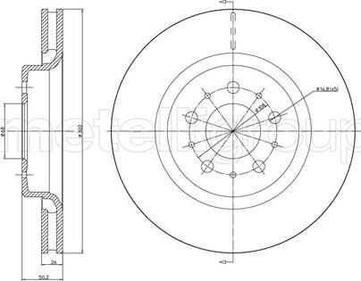 PE Automotive 036.117-00 - Disc frana aaoparts.ro