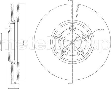 Blue Print ADJ134342 - Disc frana aaoparts.ro