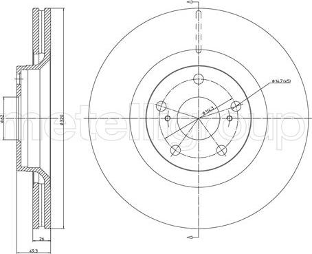 Meyle 30-15 521 0124/PD - Disc frana aaoparts.ro