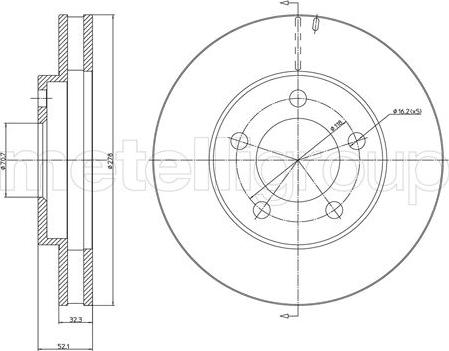 Metelli 23-1720C - Disc frana aaoparts.ro