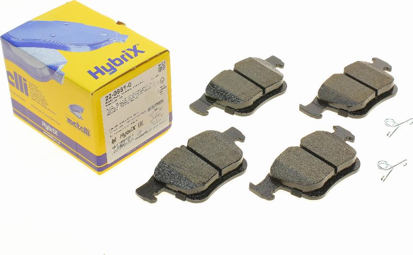 Metelli 22-0951-0 - Set placute frana,frana disc aaoparts.ro