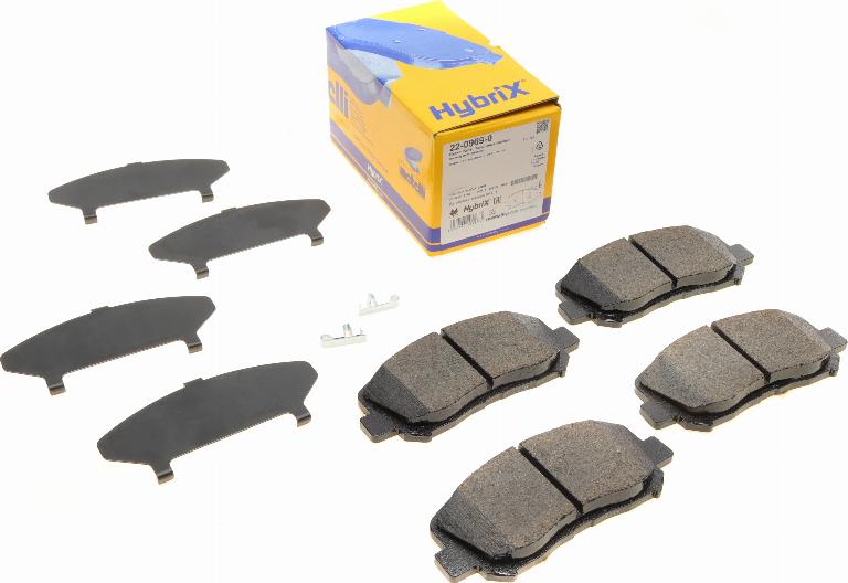 Metelli 22-0969-0 - Set placute frana,frana disc aaoparts.ro