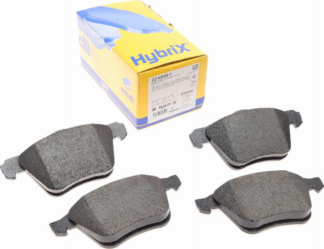 Metelli 22-0599-1 - Set placute frana,frana disc aaoparts.ro