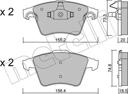 Valeo 671651 - Set placute frana,frana disc aaoparts.ro