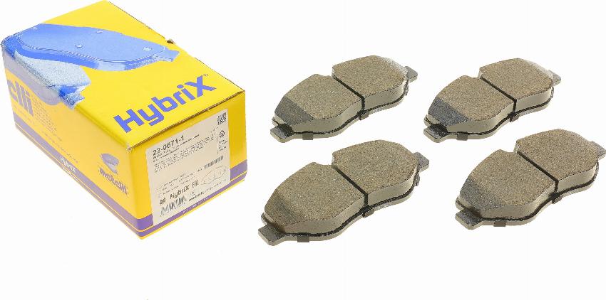 Metelli 22-0671-1 - Set placute frana,frana disc aaoparts.ro