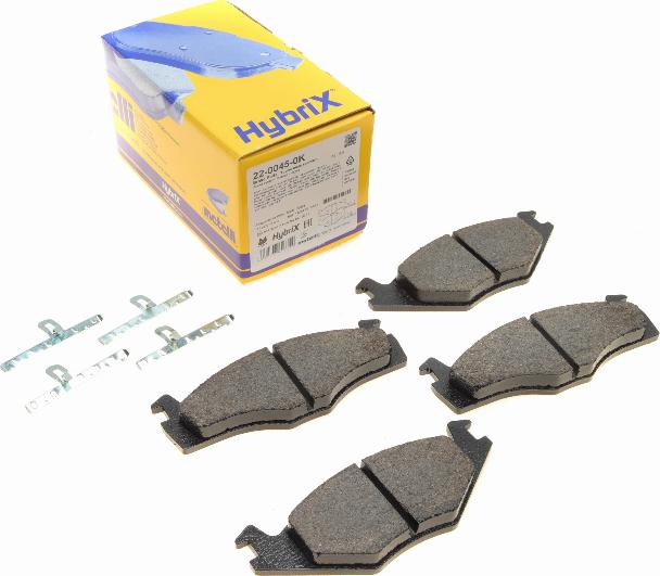 Metelli 22-0045-0K - Set placute frana,frana disc aaoparts.ro