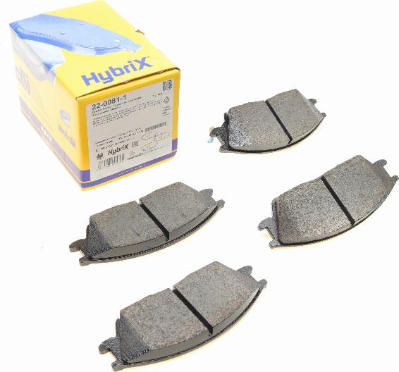 Metelli 22-0081-1 - Set placute frana,frana disc aaoparts.ro