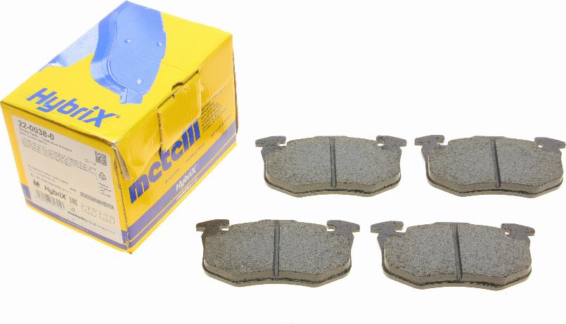 Metelli 22-0038-0 - Set placute frana,frana disc aaoparts.ro