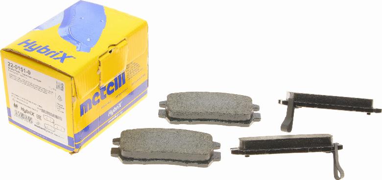 Metelli 22-0151-0 - Set placute frana,frana disc aaoparts.ro