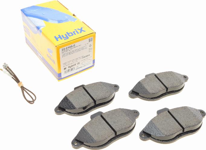 Metelli 22-0105-0 - Set placute frana,frana disc aaoparts.ro