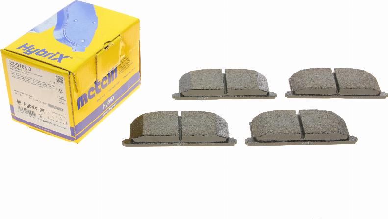 Metelli 22-0108-0 - Set placute frana,frana disc aaoparts.ro