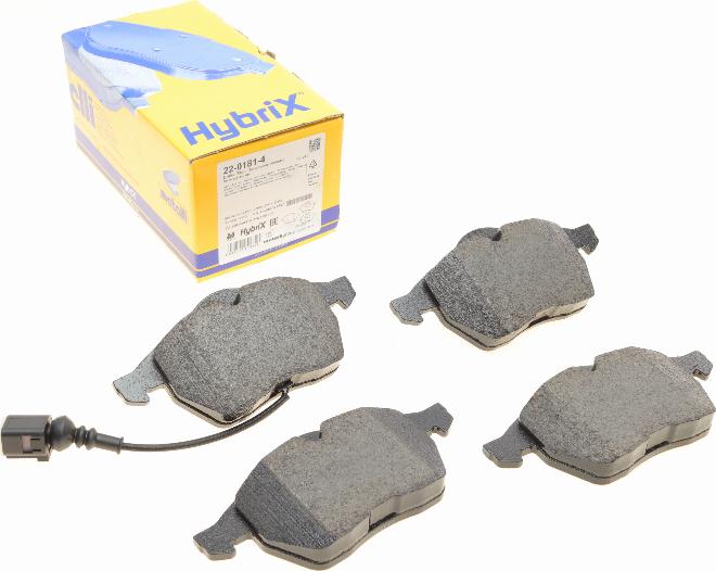 Metelli 22-0181-4 - Set placute frana,frana disc aaoparts.ro