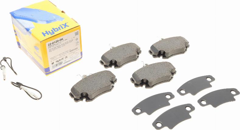 Metelli 22-0120-0K - Set placute frana,frana disc aaoparts.ro